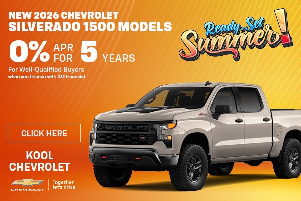 New 2026 Chevrolet Silverado 1500 Models